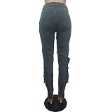 SUPER WHOLESALE | Pocket Elastic Jeans