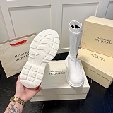 SUPER WHOLESALE | Logo Intarsia Chunky Sock Sneaker in White