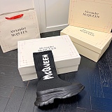 SUPER WHOLESALE | Logo Intarsia Chunky Sock Sneaker in Black