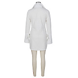 SUPER WHOLESALE | Layered Long Sleeve Dress 24ss Spring in White