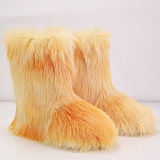 SUPER WHOLESALE | Furry Gradiant Boots