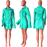 SUPER WHOLESALE | Button Up Side Split Dress