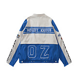 SUPER WHOLESALE | Race Jacket Top(Size runs large) in Blue