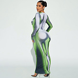 SUPER WHOLESALE | 3D Printed Long Dress