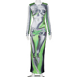 SUPER WHOLESALE | 3D Printed Long Dress