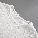 SUPER WHOLESALE | Wave Texture Fabric Long Dress
