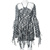 SUPER WHOLESALE | Knitted String Deco Dress