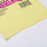SUPER WHOLESALE |  Split Neck T-shirt in Yellow