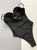 SUPER WHOLESALE | Pearl Decor Swimwear in Black