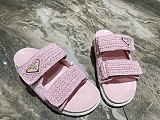 SUPER WHOLESALE | Top Quality Prad a Sandals in Pink