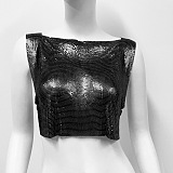 SUPER WHOLESALE | Sequins Off Shoulder T-Shirt Top in Black