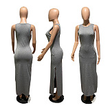 SUPER WHOLESALE | Side Split Long Dress