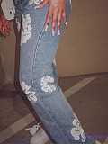 SUPER WHOLESALE | Elastic Printed Jeans