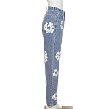 SUPER WHOLESALE | Printed Carrot Jeans
