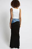SUPER WHOLESALE | Patchwork Tight Long Skirt