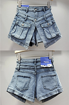 SUPER WHOLESALE | A Shap Multi-pocket  Shorts