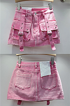 SUPER WHOLESALE | A Shap Multi-pocket  Skirts