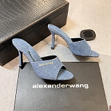 Alexander·Wang Denim Blue Heels