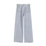 SUPER WHOLESALE | Side Split Loose Jeans