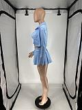 SUPER WHOLESALE | 3 Pieces Set with Jacket Top, Tanks, Skirt in Blue