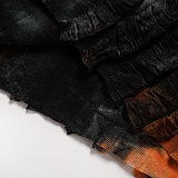 SUPER WHOLESALE | Tie-dye Ruffles Texture Halter Skirt Set