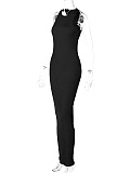 SUPER WHOLESALE |  Pit Material Tight Long Dress