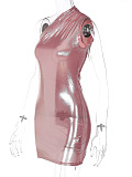 SUPER WHOLESALE |  One Shoulder Dress in Pink