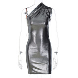 SUPER WHOLESALE |  One Shoulder Dress