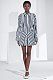 SUPER WHOLESALE | Zebra Shirt Dress