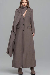UPER WHOLESALE | Trench Coat with Scaf