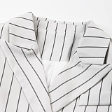 SUPER WHOLESALE | Zebra Strip Blazer Top