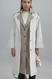 SUPER WHOLESALE | Oversized Belted Single-Breasted Trench