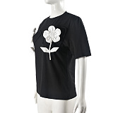 SUPER WHOLESALE | Flower Deco T-shirt