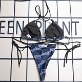 Balenciag a Monogram Bikini 2 Piece Swimwear
