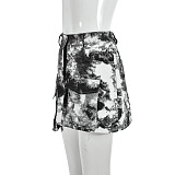 SUPER WHOLESALE | Pockets Marble Mini Skirt