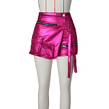 SUPER WHOLESALE | Fluorescent Material Workwear Skirt