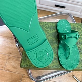 SUPER WHOLESALE | Gucci 2024 Run way Slide Green