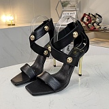 SUPER WHOLESALE | Balmain Heels in Black (10.5cmh Heels)