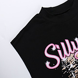 SUPER WHOLESALE | Sleeveless Graphic-printed T-shirt