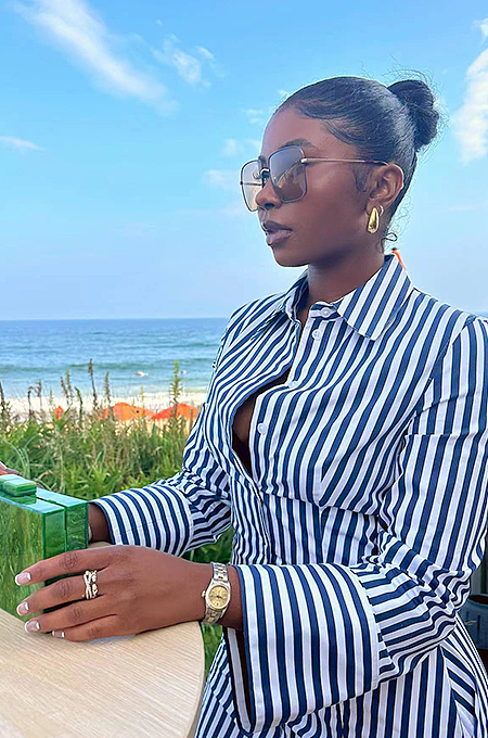 SUPER WHOLESALE | Stripy Shirt Dress