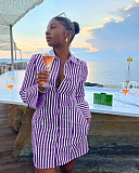 SUPER WHOLESALE | Stripy Shirt Dress