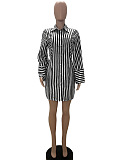 SUPER WHOLESALE | Stripy Shirt Dress