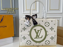 LV Monogram Tote Bag in White