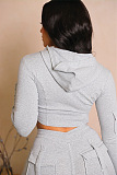 SUPER WHOLESALE | Hoodie Tracking Suit in Solid Color