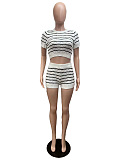 SUPER WHOLESALE | Stripes Shorts Set