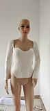 SUPER WHOLESALE | Pit Material Plunging Neck Top