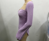 SUPER WHOLESALE | Pit Material Plunging Neck Top