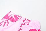 SUPER WHOLESALE | Rose Printed Shorts Set