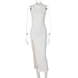 SUPER WHOLESALE | Side Split Off-shoulder Long Dress
