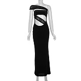 SUPER WHOLESALE | Designed Hollow-out Party Dress